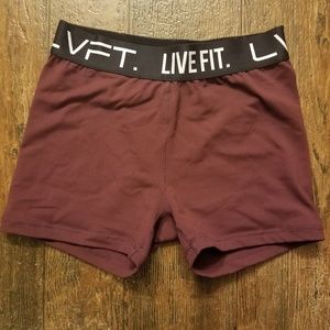 SOLD LVFT Retro Berry Boom Shorts